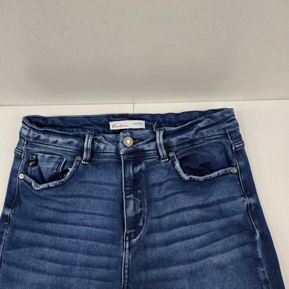 Kancan high rise medium distressed jeans blue 29 denim womens 5332 skinny - Picture 2 of 11